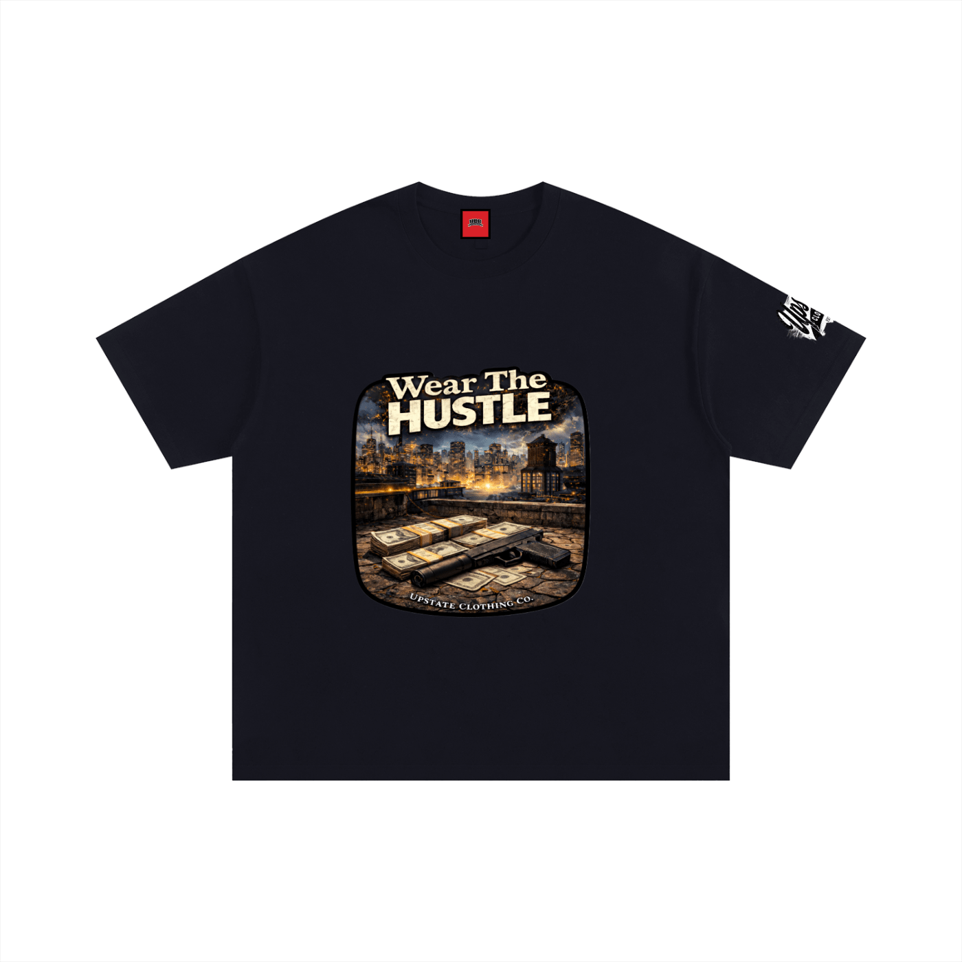 Wear The Hustle Oversized Cotton T-Shirt - UpstateClothingCo